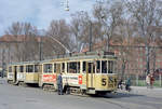 København / Kopenhagen Københavns Sporveje SL 5 (Drehgestelltriebwagen 598 + Drehgestellbeiwagen 15**) København S, Sundbyøster, Østrigsgade / Wittenberggade /