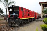 Lok 2406 ist mit dem Touristenzug in Guayaquil nach Bucay abfahrbereit.