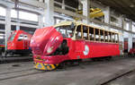 Wunderschöner Schienenbus im Depot in Ibarra. Ibarra, 07.08.2018