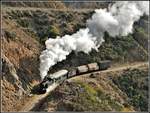 Eritrean Railways steamtrain special mit Mallet 442.56 zwischen Arbaroba und Shegerini 2000m - 2200m ü/M.