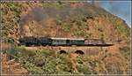 Eritrean Railways steamtrain special mit 442.55 und 442.56 zwischen Shegerini und Asmara auf rund 2200m ü.M.