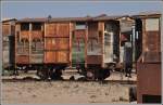Güterwagenfriedhof in Mai Atal.