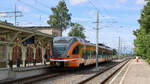 Regionalzug 124 nach Piusa im Startbahnhof Tartu.