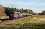 2TE116-928 (Skinest Rail) mit Kesselzug bei Rakke (03.05.2013)