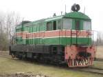 Diese Diesellok VME 1-116 wurde 1961 in Ungarn fr die USSR gebaut und kam 1971 nach Tallinn, wo sie bis ca.