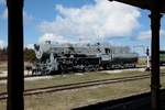 52 3368 am 10.05.2017 in Haapsalu, einem frei begehbarem Eisenbahnmuseum.