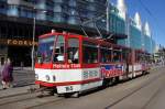 Estland / Straßenbahn Tallinn: KT4D - Wagen 165 (ehemals Erfurt) unterwegs als Linie 1.