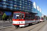 Estland / Straßenbahn Tallinn: KT4D - Wagen 151 (ehemals Erfurt) unterwegs als Linie 1.