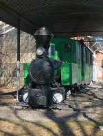 Schmalspur-Dampflok 3, eine 0-6-2T der RLR (Riihimki–Loppi-Bahn), gebaut von Tampella als #188 im Jahr 1912.