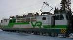 Sr1 3030 im aktuellen VR-Anstrich in Kuopio, Finnland, 08.3.13 