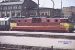 E-Lok 3044 im Jahre 1989 in Helsinki Hbf. Die Lok hatte damals eine andere Lackierung wie heute blich.