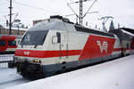 Finnish locomotive VR Sr2, No. 3241, Helsinki Central Station, 11 Feb 2012.