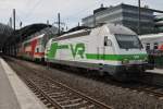 Hier Sr2 3240 mit IC169 von Helsinki nach Tampere/Tammerfors, dieser Zug stand am 19.6.2013 in Helsinki.