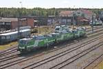 Am Morgen des 09.07.2019 stand Sr3 3315 zusammen mit Sr3 3316, Sr3 3318, Sr2 3235 und eine weiteren Sr2 abgestellt im Bahnbetriebswerk von Oulu und wartete dort gemeinsam auf ihren nächsten