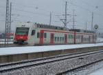 Sm4 verlt im Schneegestber am 17.01.2006 den Bahnhof Helsinki C (Hauptbahnhof).