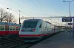 Triebwagen Sm3 Pendolino der VR fhrt ohne Halt durch den Bahnhof Riihimki, 14.4.13  