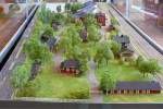 Modell des heutigen Zustands des ehemaligen Bahnhofs und Finnischen Eisenbahnmuseums in Hyvinkää, 14.4.13 