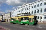 Kategorie: Finland / Sonstiges / Straenbahn  Staenbahn im Stadtzentrum von Helsinki, September 2003