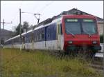 RBDe 560 021-4 abfahrbereit in Delle(F) zurck in die Schweiz nach Delmont.