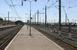 Bahnhof von Narbonne. Dieses Mal von der anderen Seite. Hier sieht man deutlich die Gre des Gelndes. 04.08.2005