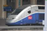 Am 17.08.2016 steht die TGV Duplex Garnitur Nr.714 als TGV6611 aus Paris in ihrem Endbahnhof Lyon-Perrache.