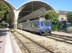 Hier TER86016 von Monaco-Monte-Carlo nach Cannes-la-Bocca, bei der Ausfahrt am 31.7.2010 aus Nice Ville.