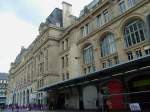 Hauptfront des Gare Saint Lazare, der einer der sechs groen Kopfbahnhfe von Paris ist.