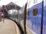 Eine TGV-Doppeltraktion im Bahnhof Strasbourg am 30.