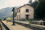 25. Oktober 1995, Gelände des Bahnhofs Vivario der Eisenbahn auf der Insel Korsika.