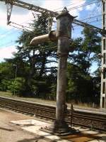 Auf dem Bahnsteig des Bahnhofs von Tarascon.