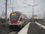 RABe 511 021 + (nicht sichtbar) 113 in Annemasse (F) als RE nach Vevey