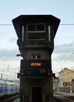 Altes Stellwerk an der Ost-Ausfahrt des Bahnhofs Lyon-Perrache - wahrscheinlich nicht mehr im Betrieb...? 6.9.2011