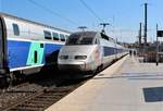TGV 5103 aus Lille erreicht am 16.08.2018 seinen Endbahnhof in Marseille.