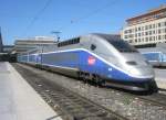 Hier TGV 5103 von Lille Europe nach Marseille St.Charles, dieser Triebzug stand am 28.7.2010 in Marseille St.Charles.