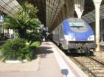 Hier TER17487 von Marseille-St-Charles nach Nice Ville, dieser Zug stand am 31.7.2010 in Nice Ville.