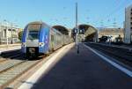 SNCF: Der Elektrotriebzug 407 aus der Baureihe Z24500 verlässt am 11.
