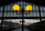 Frühabendliches Licht am Pariser Bahnhof  Gare Du Nord .