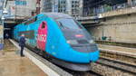TGV Ouigo nach Brest in Paris Gare Montparnasse, 27.07.2021.