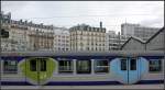 Zwischen den Häusern der Stadt -     Impression vom Bahnhof Saint-Lazare in Paris.