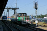 Y 8129 rangiert eine unbekannte BB 26000 zum Depot Strasbourg (10.07.2025)