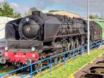 Die 241-A-65 �bernachtete am 22.10.26 bei ihrer R�ckfahrt wie schon am 16.10.26 bei der Hinfahrt zum 7. Festival der Dampflokomotiven in Bene�ov im Th�ringer Eisenbahnmuseum. Das Museum hatte f�r die 2 Tage zus�tzlich ge�ffnet.