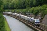 4004 (Vossloh EURO 4000) Arzviller, Canal de la Marne au Rhin (6.07.2011)