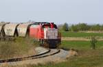 1509 Akiem / G 1206 / 0061 701-4 F-AKIEM vor 145 093 D-BRLL und Getreidezug im Anschluss Hafen Vierow am 24.04.2020