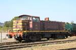 Ehemalige SNCF BB 63123 als CFL 914 angeschrieben am 25.Juli 2026 im CFV3V Depot Mariembourg.