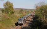 BB 67422 mit dem TER 30906 (Krimmeri-Meinau-Sarreguemines) bei Lorentzen 25.4.13
