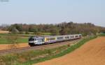 65752 mit dem TER30906 (Krimmeri-Meinau-Sarreguemines) bei MInversheim 21.4.15