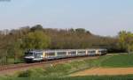 67603 mit dem TER30906 (Krimmeri-Meinau-Sarreguemines)  bei Minversheim 22.4.15