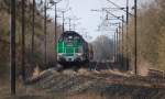 Im Grenzgebiet.

SNCF 4 69414 mit einem Gterzug aus Richtung Bouzonville bei Tterchen.
Die Bahnlinie verluft ca. 5-6 Km an der Grenze zum Saarland vorbei.
Trotz Fahrdraht berwiegt die Dieseltraktion. Im Gegensatz zum Eisenbahnverkehr im franzsischen Binnenland wird hier  Rechts  gefahren, weil die Strecken um Metz und Thionville aus der Zeit des deutschen Kaiser Reiches stammen.
Auf diesem Teil der Strecke gibt es keinen Personenverkehr mehr.
16.02.2011 - Bahnlinie Thionville - Hargarten (Vlklingen).