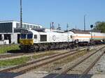 277 024 der Euro Cargo Rail/DB am 23.09.21 mit einem Güterzug in Mühldorf.