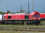 077 023/247 023 der DB in DB-Lackierung am 10.09.2022 mit einem Güterzug in Mühldorf.
